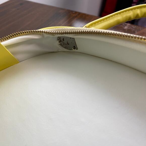 Vintage Mid Century Psychedelic Disco Mod Vinyl Top Handle Handbag Tote MCM GoGo - Picture 12 of 12